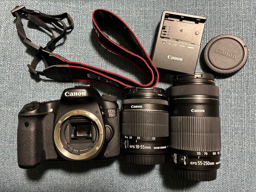 【Canon EOS 70D ダブルレンズセット】 Wi-Fi搭載