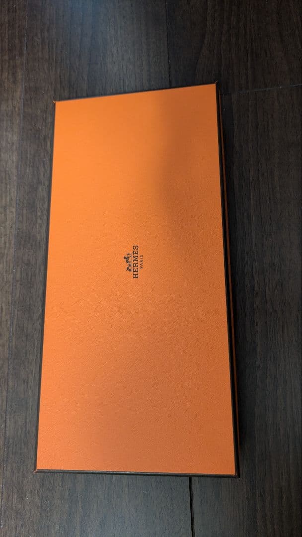 エルメス　ソックス　H刺繍入り　コットン100%　無地