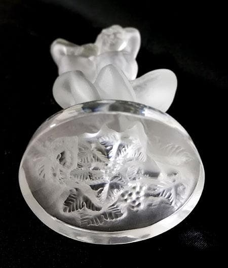 ★ルネ・ラリック フィギュリン　パンとダイアナ フロステッドクリスタル 美品