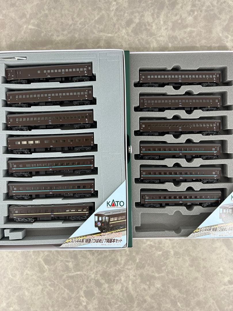KATO 10-534.535 スハ 44系 特急「つばめ」7両基本.6両増結
