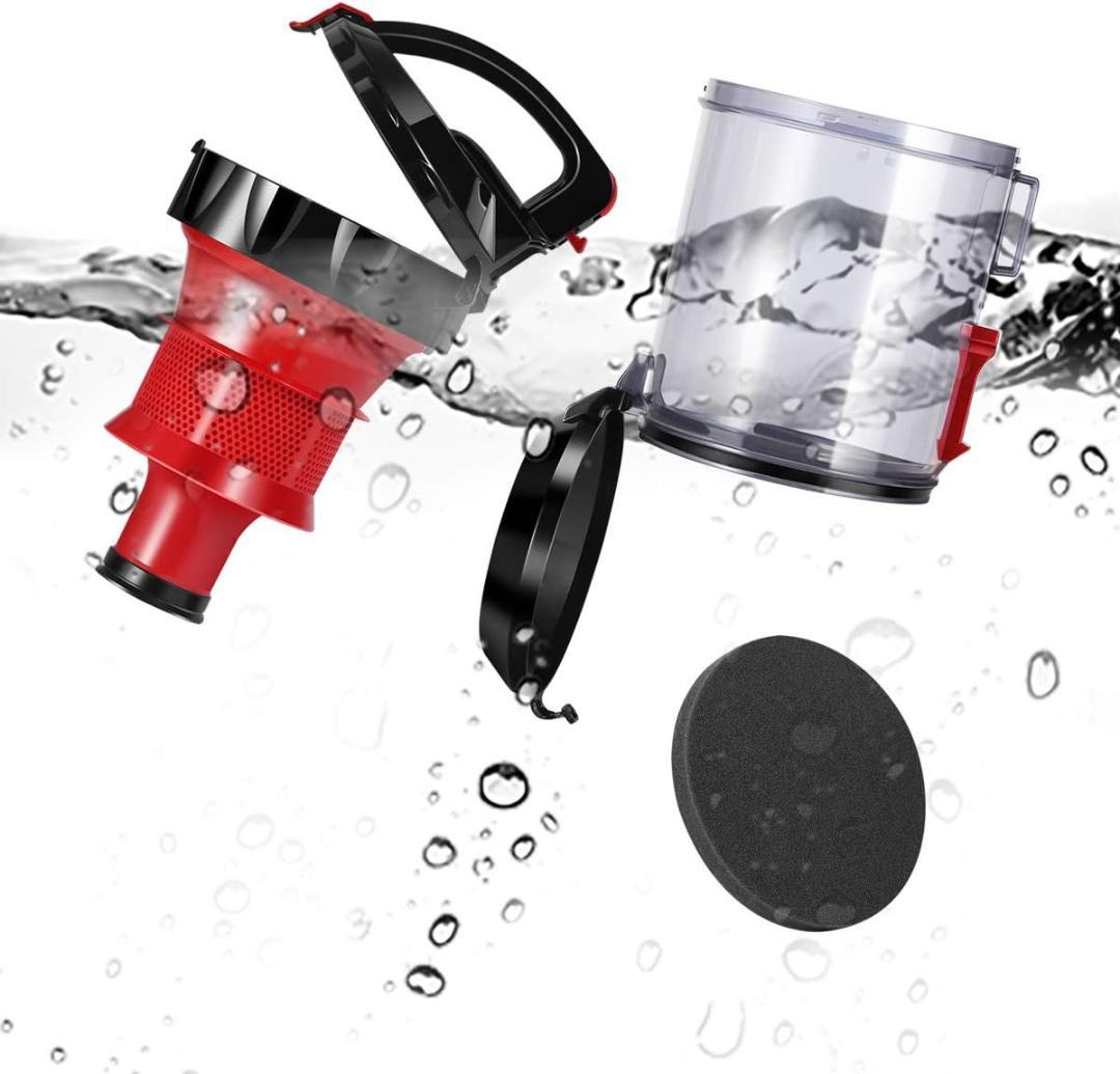 掃除機 キャニスター 20000Pa 超強力吸引 ハイパワー 小型 軽量