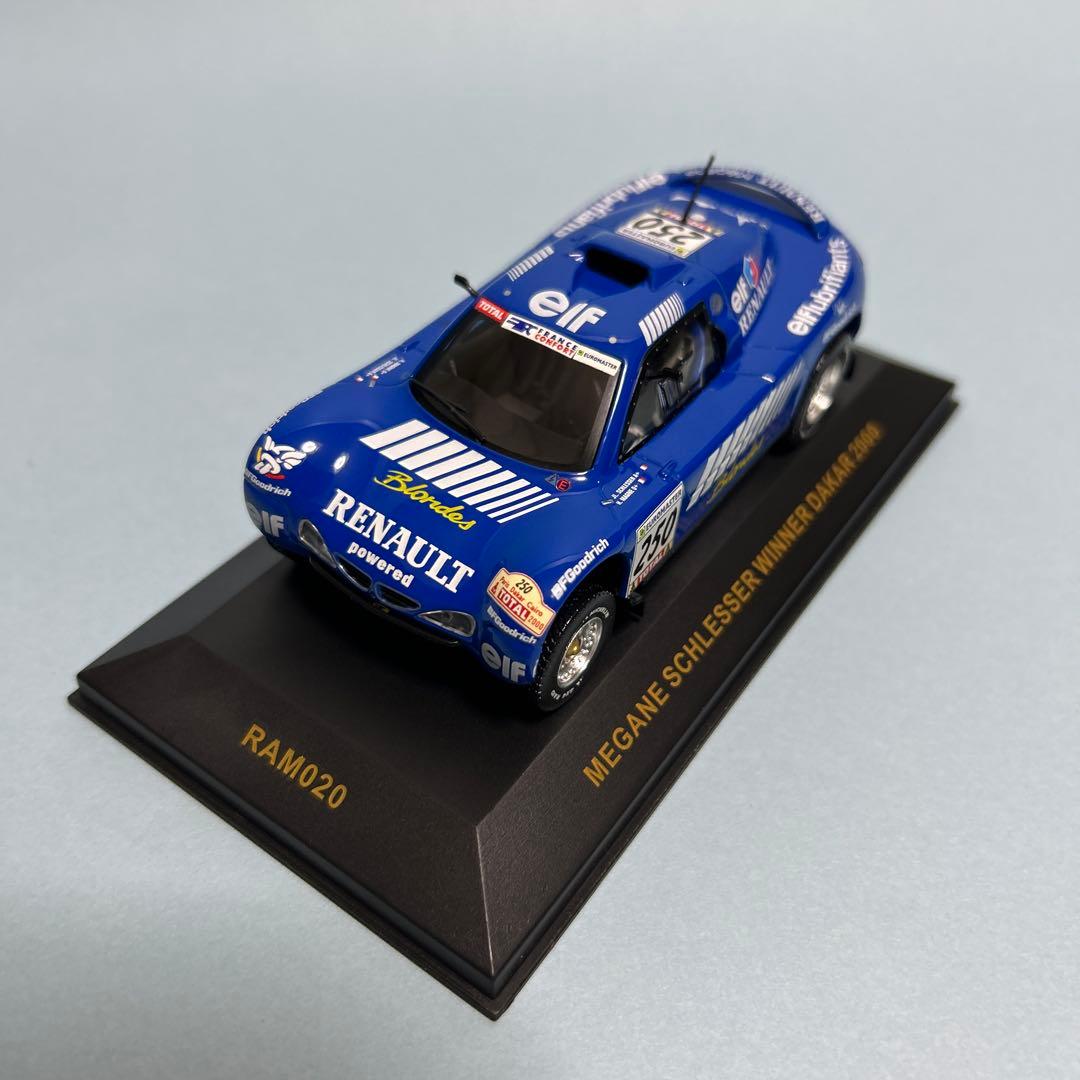 ixo•1/43•シュレッサー ルノー メガーヌ•パリダカ2000優勝車