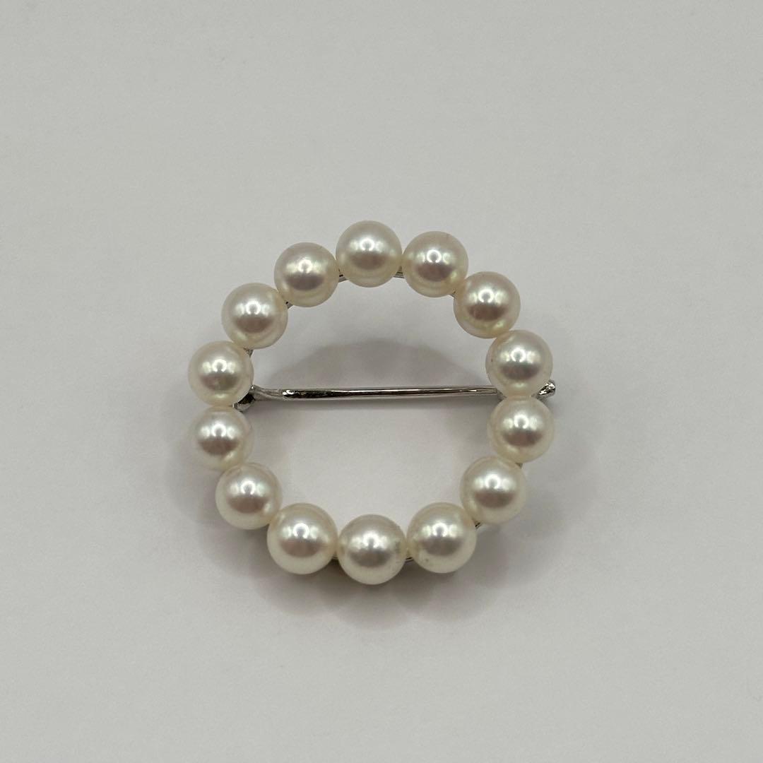 MIKIMOTO ミキモト ブローチ ベビーパール あこや真珠 サークル