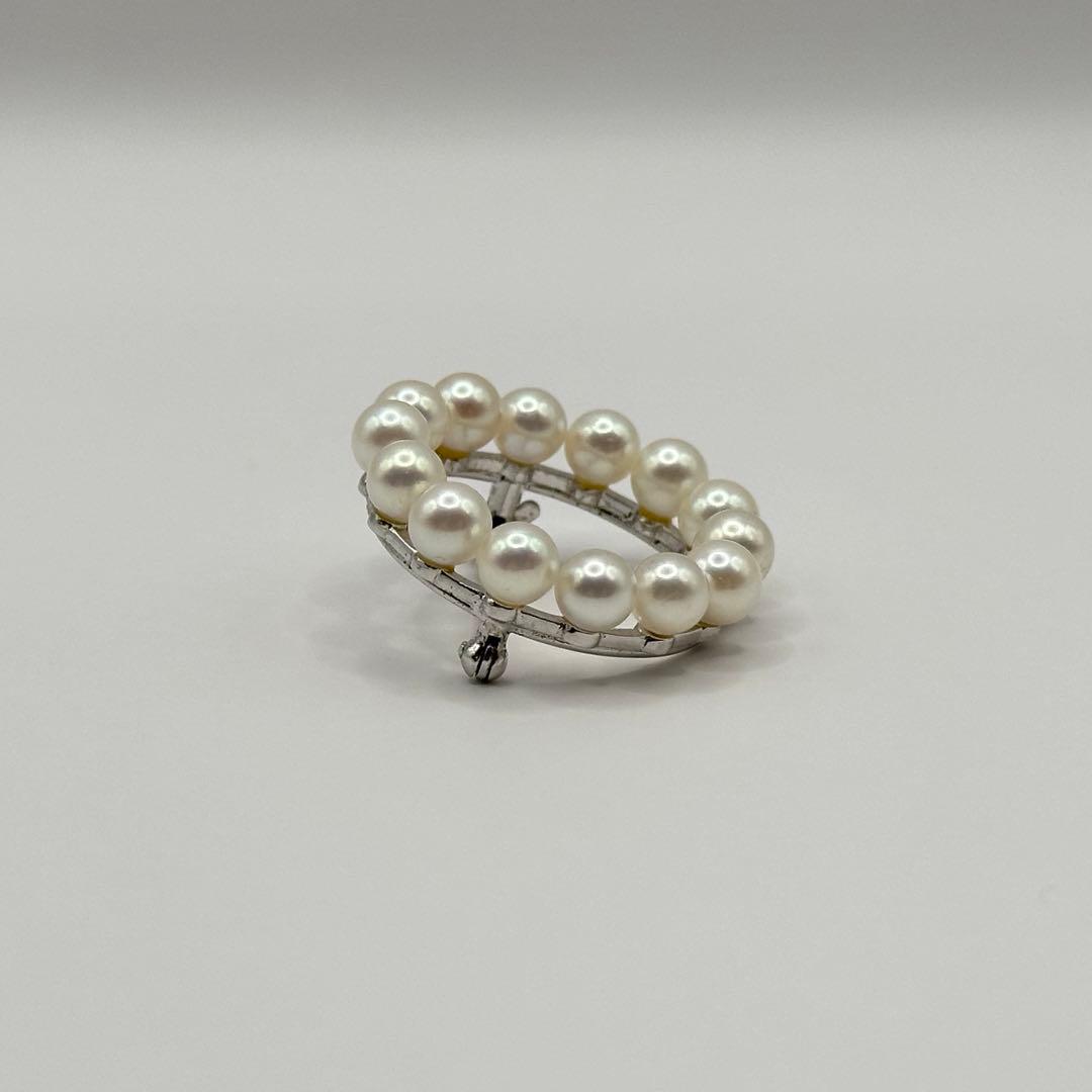 MIKIMOTO ミキモト ブローチ ベビーパール あこや真珠 サークル