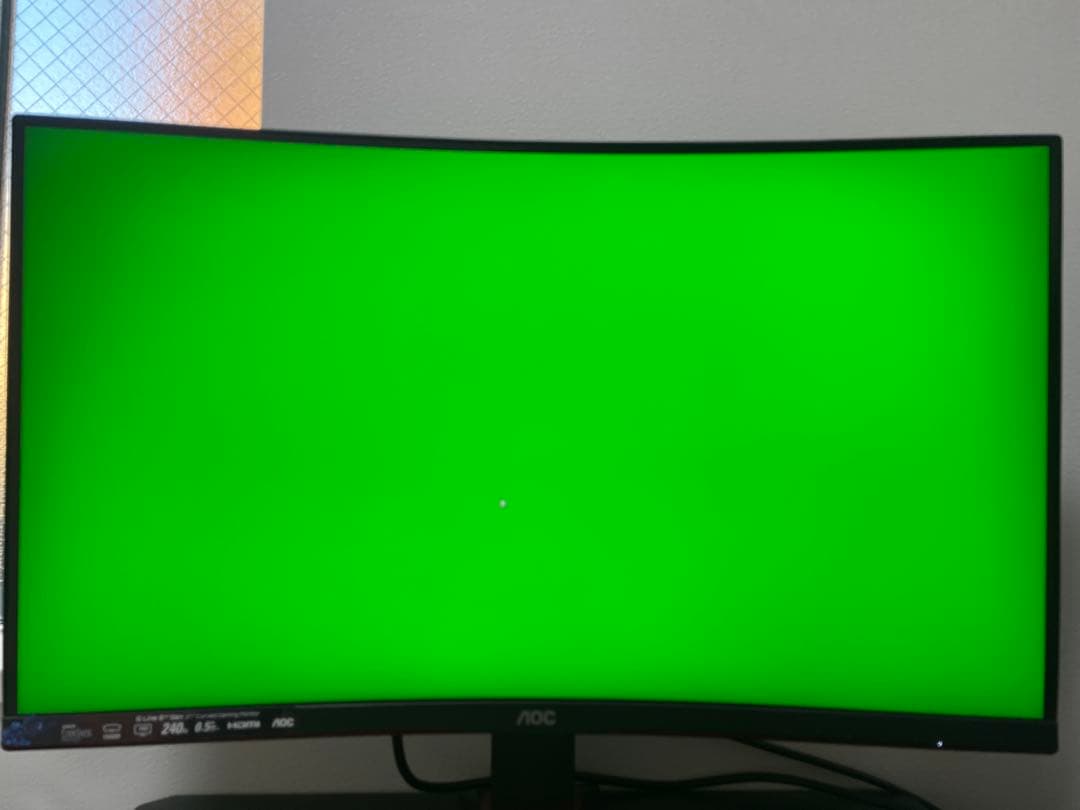 AOC C27G2ZE 27インチ 曲面ディスプレイ 240Hz 0.5ms