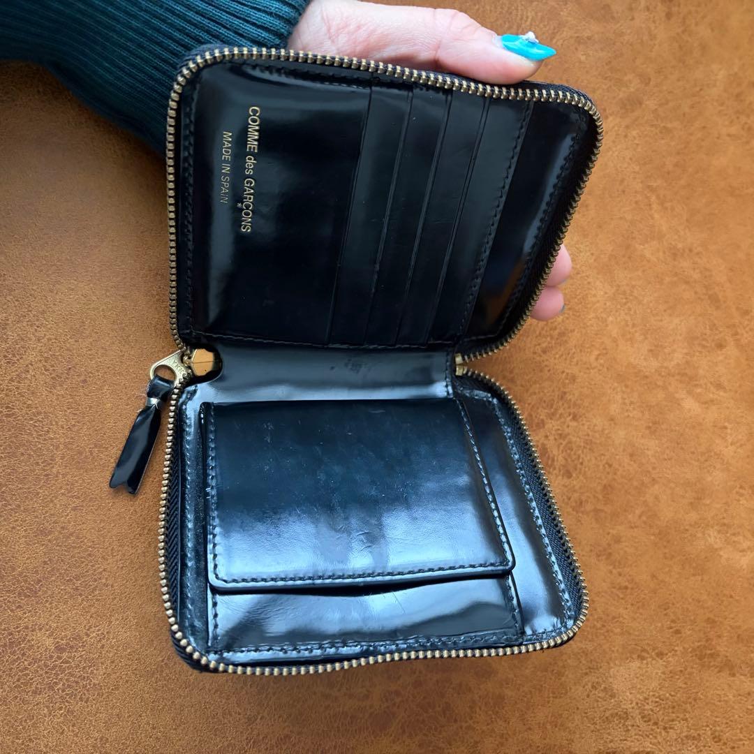 コムデギャルソン 二つ折り財布 ブラック