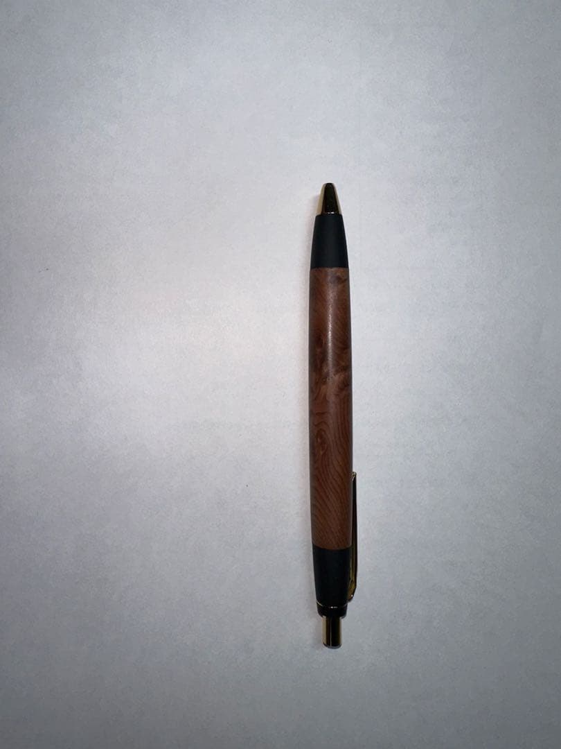 野原工芸　セコイア瘤杢　限定樹種　スタンダードボールペン（ゴールド金具）　正規品