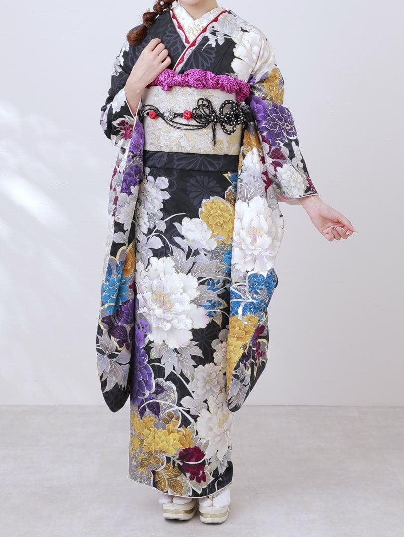 unotaco　振袖9点フルセット　草履バッグなし【886】