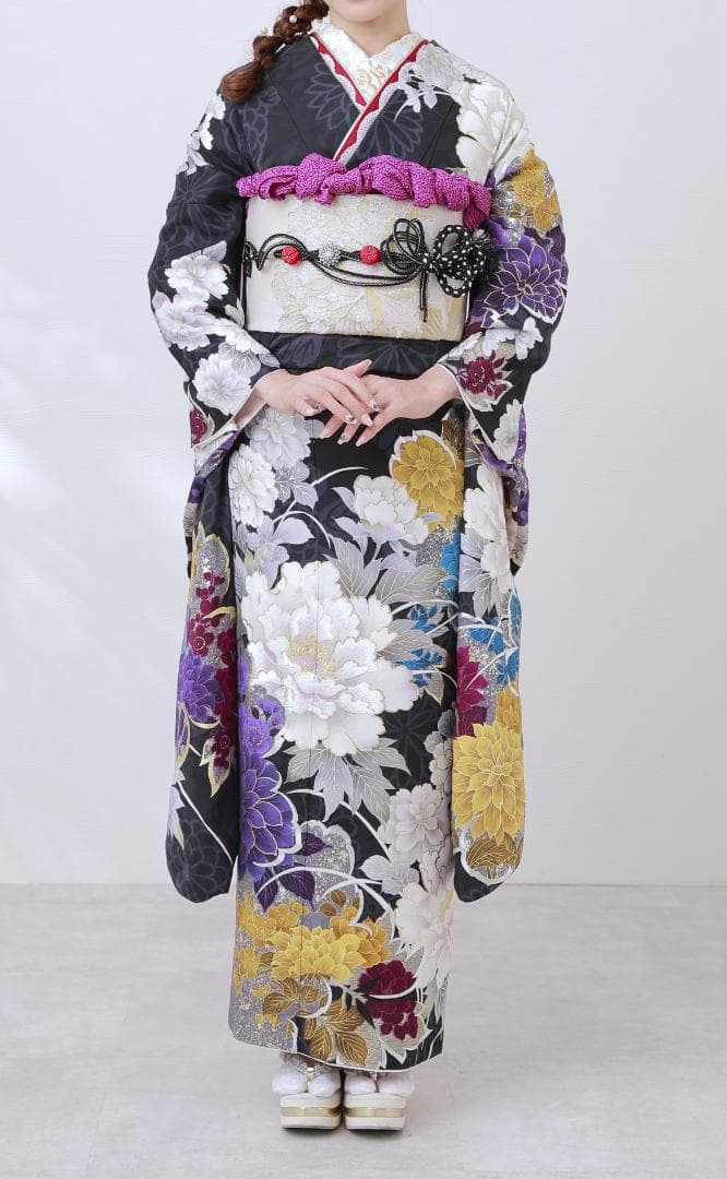 unotaco　振袖9点フルセット　草履バッグなし【886】