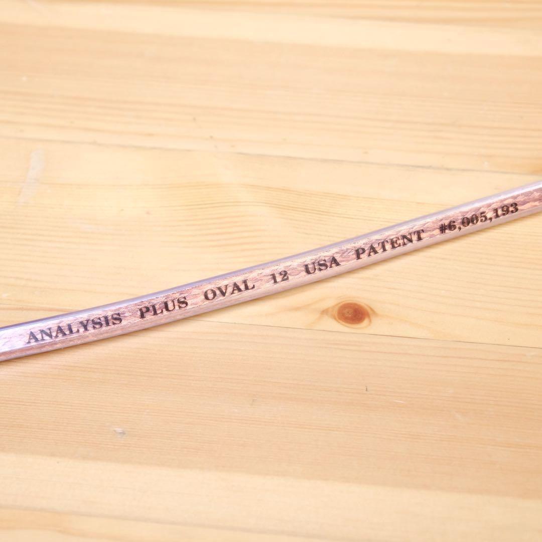 Analysis Plus Oval12 スピーカーケーブル ◎約1.1m