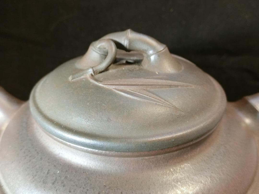 中国宜興紫砂壷 　近期窯変壷精品　竹鼓壷 本物保証