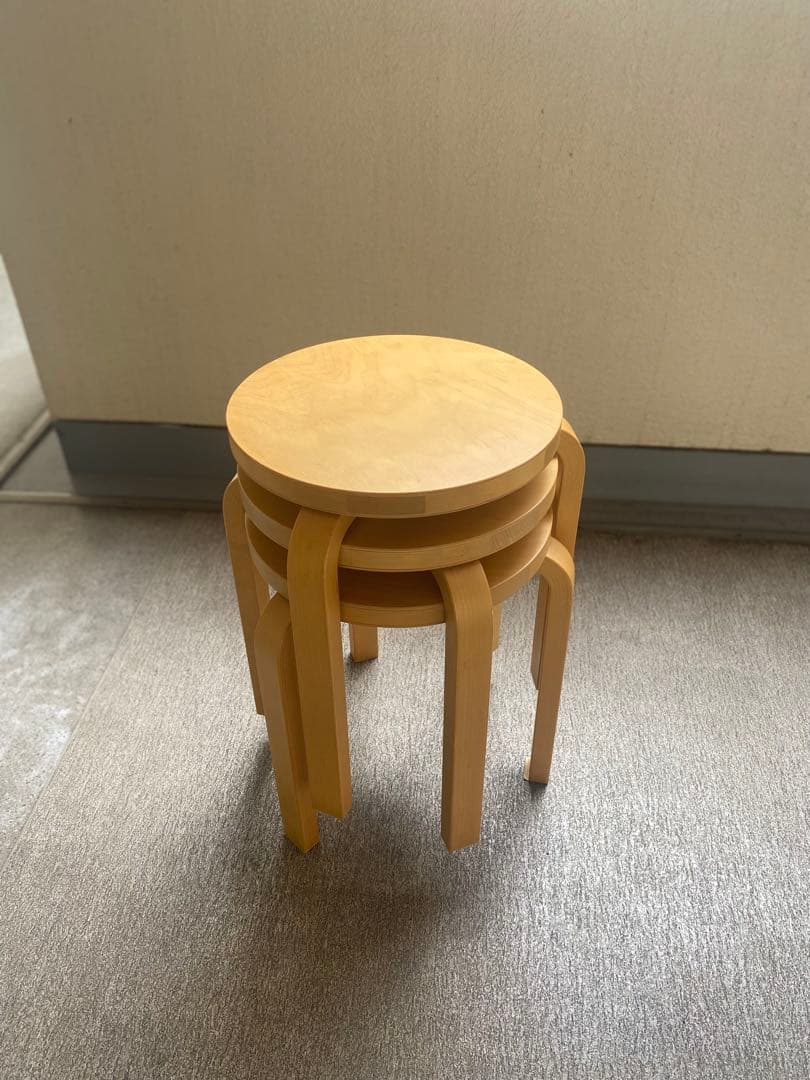 artek　スツール　60　アアルト　三本脚　中古　③