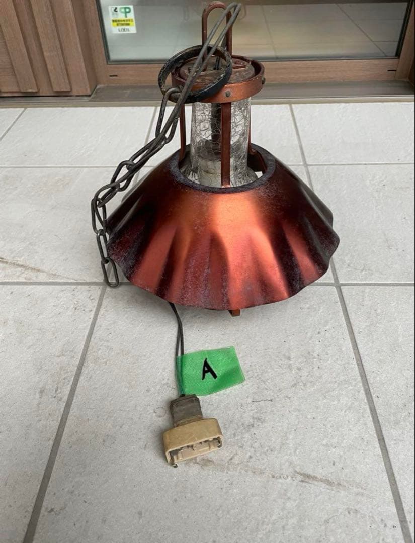 king49400878.ss 吊り下げガラスライト　A、D2個セット