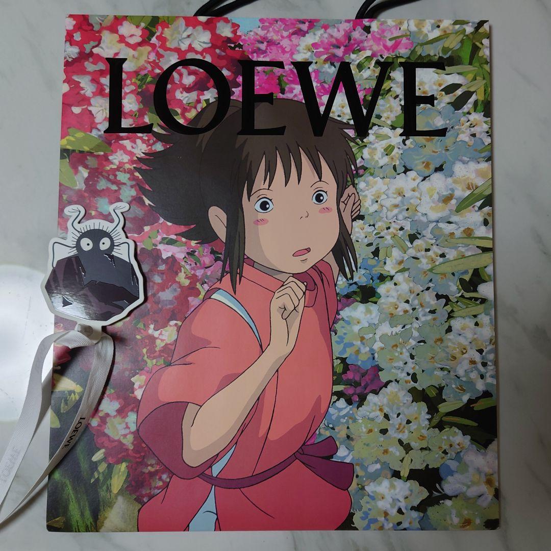 ロエベ×ジブリコラボ　ノベルティ&ショッパー