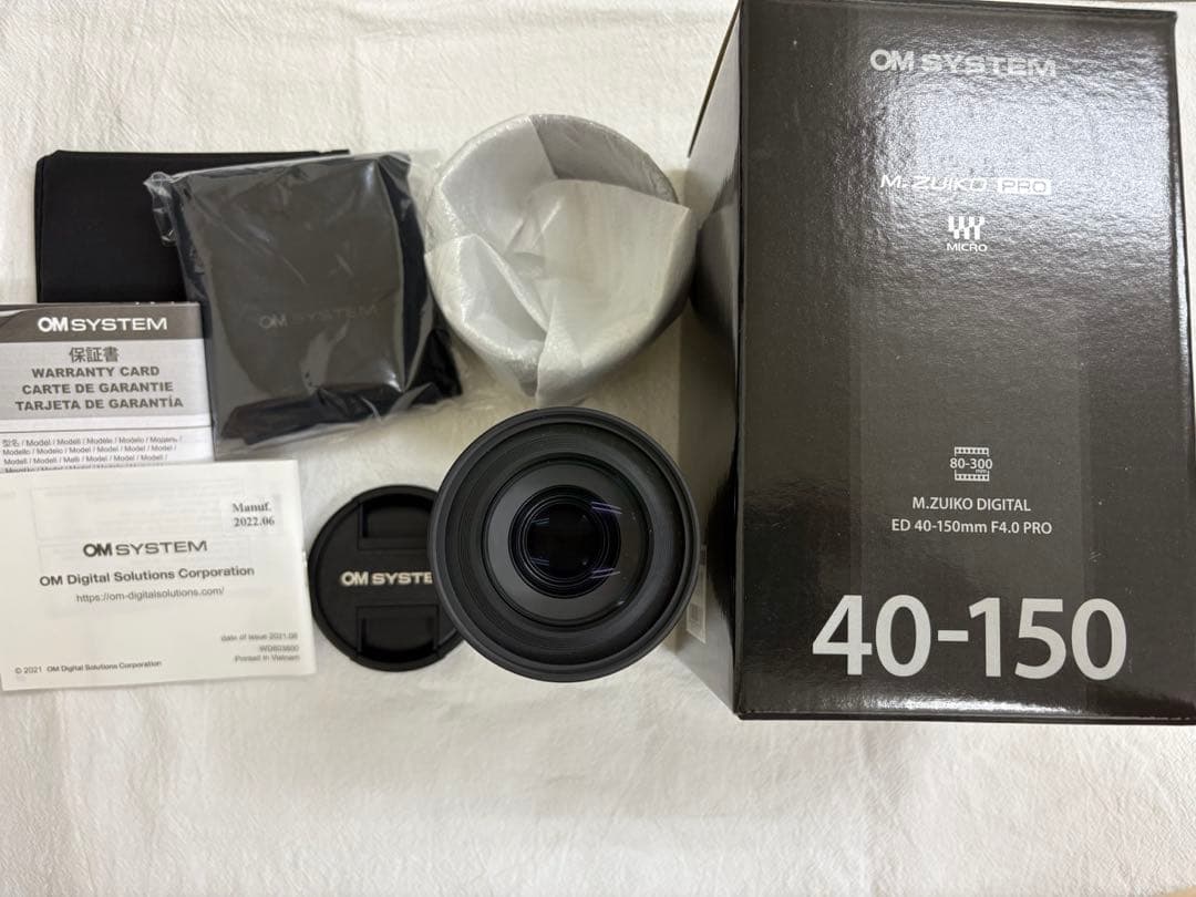 OM SYSTEM ED 40-150ｍｍ F4.0 PRO