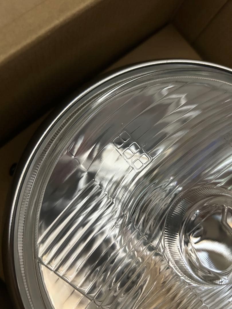 ■マーシャル888ヘッドライト 　160パイ　クリア　ブラックボディー　160π