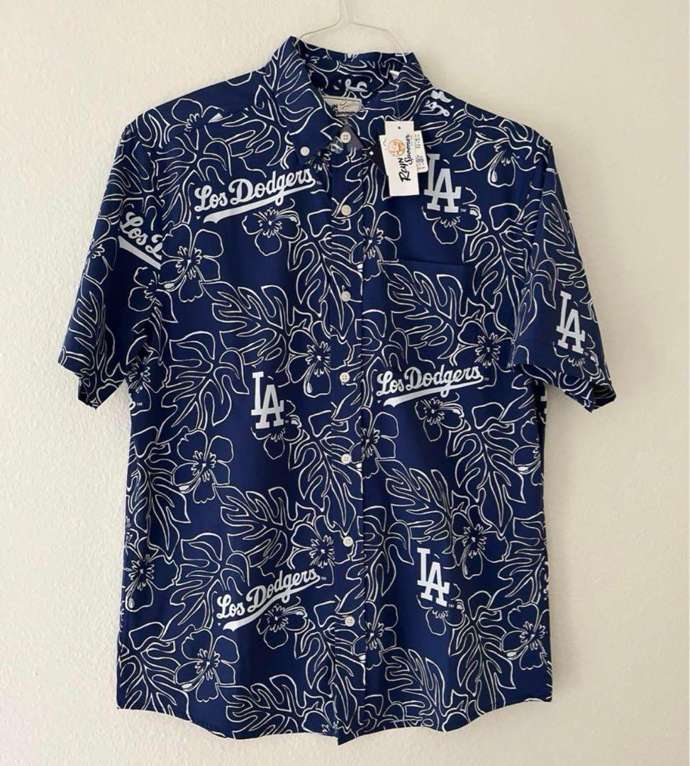 ロサンゼルス　ドジャース　レインスープナー　アロハシャツ　米国購入　新品