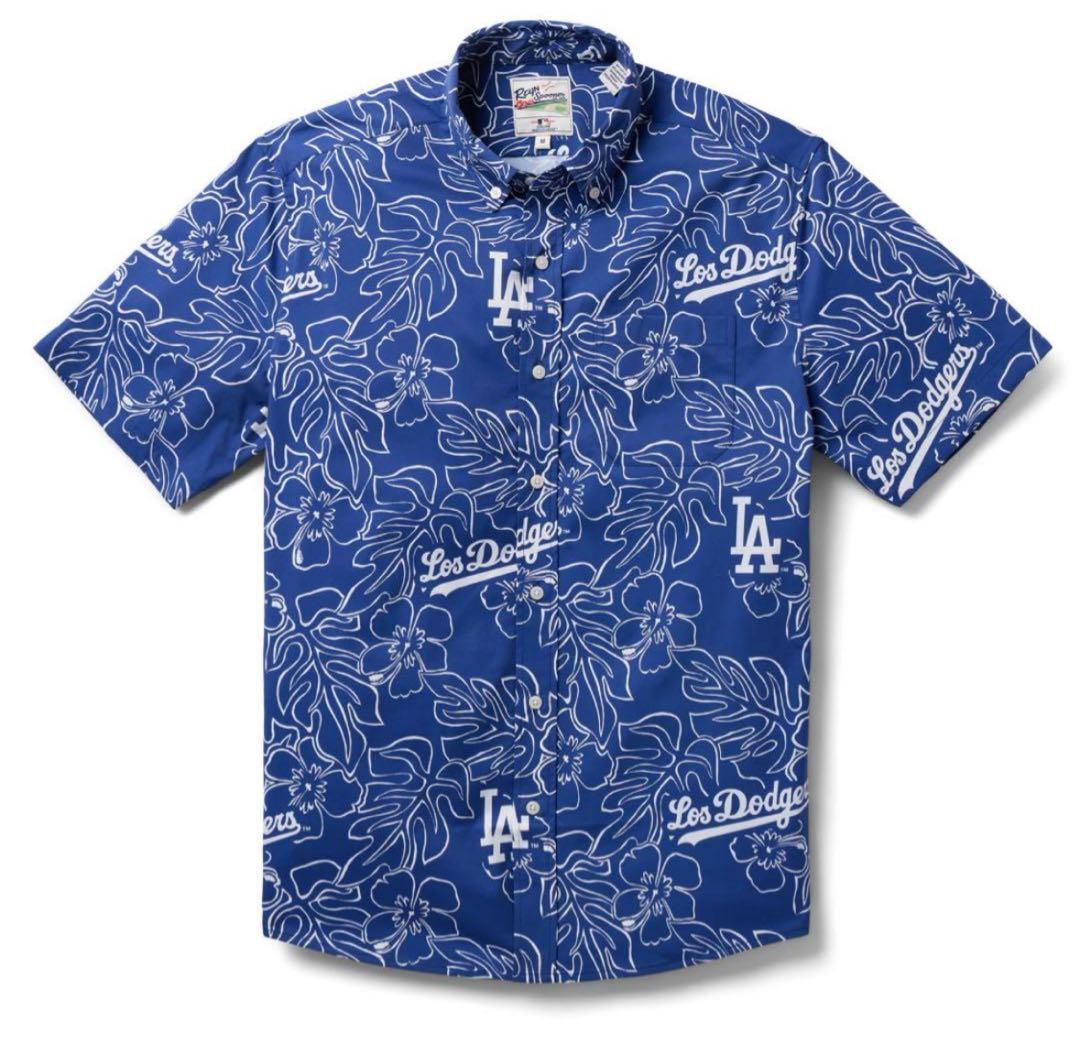 ロサンゼルス　ドジャース　レインスープナー　アロハシャツ　米国購入　新品