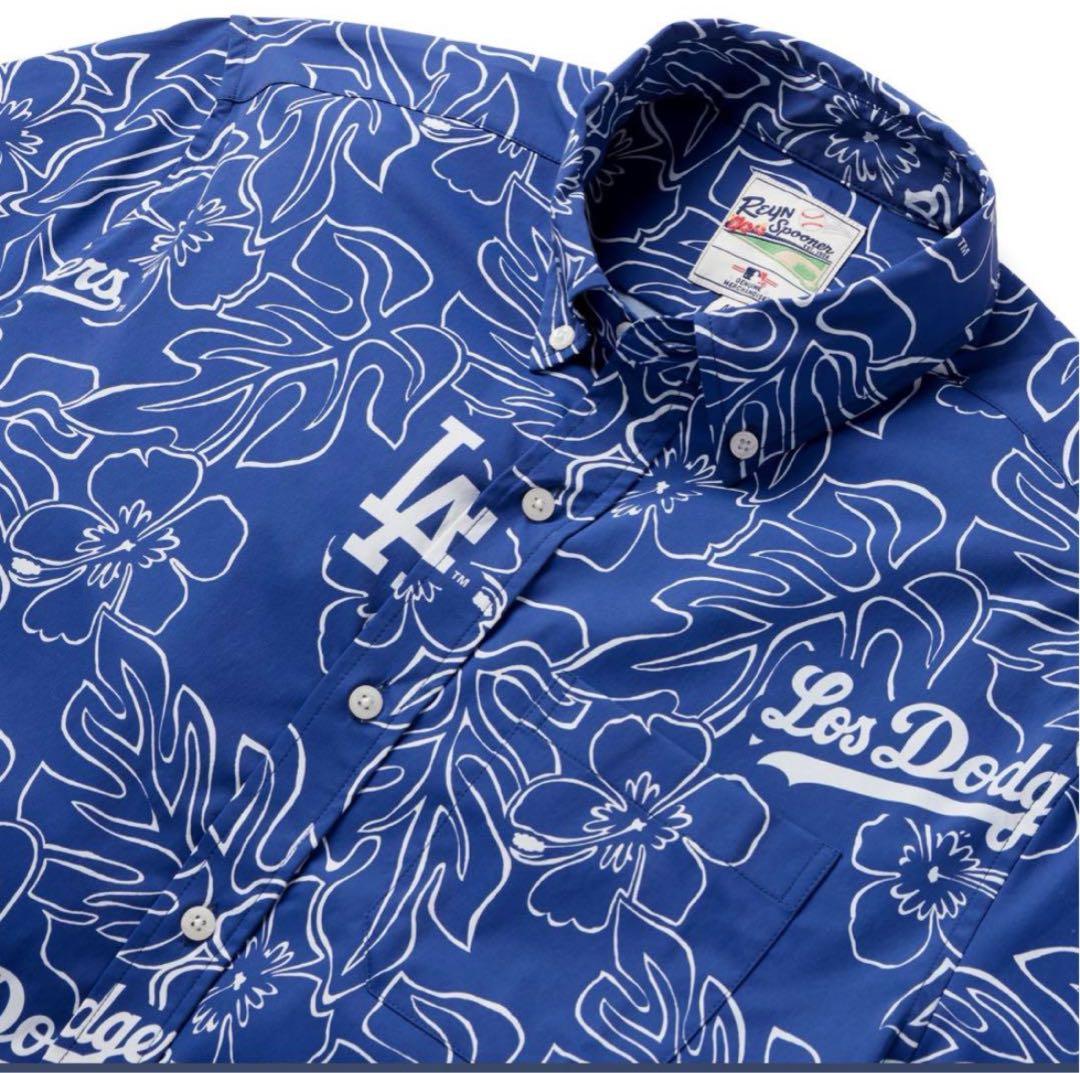ロサンゼルス　ドジャース　レインスープナー　アロハシャツ　米国購入　新品