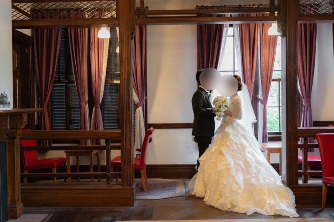 早い者勝ち！ウェディングドレス　オフホワイト　披露宴　結婚式　前撮り　後撮り