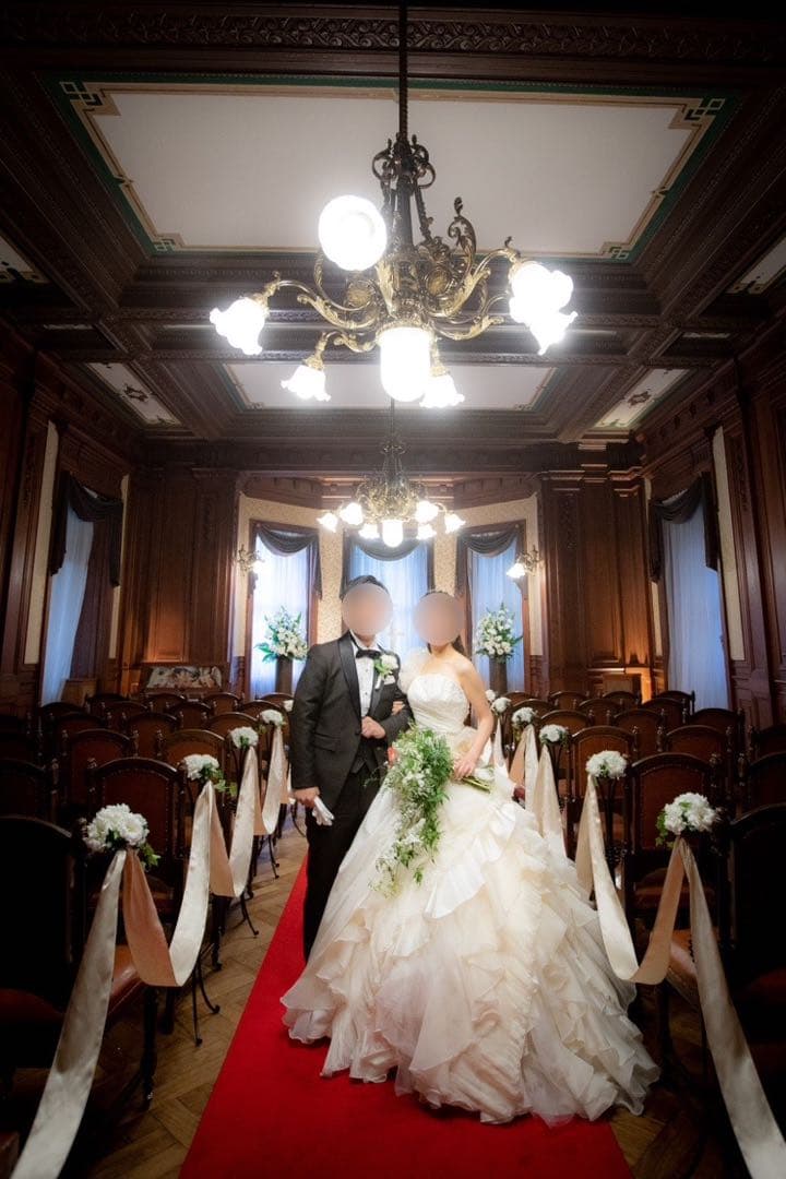 早い者勝ち！ウェディングドレス　オフホワイト　披露宴　結婚式　前撮り　後撮り