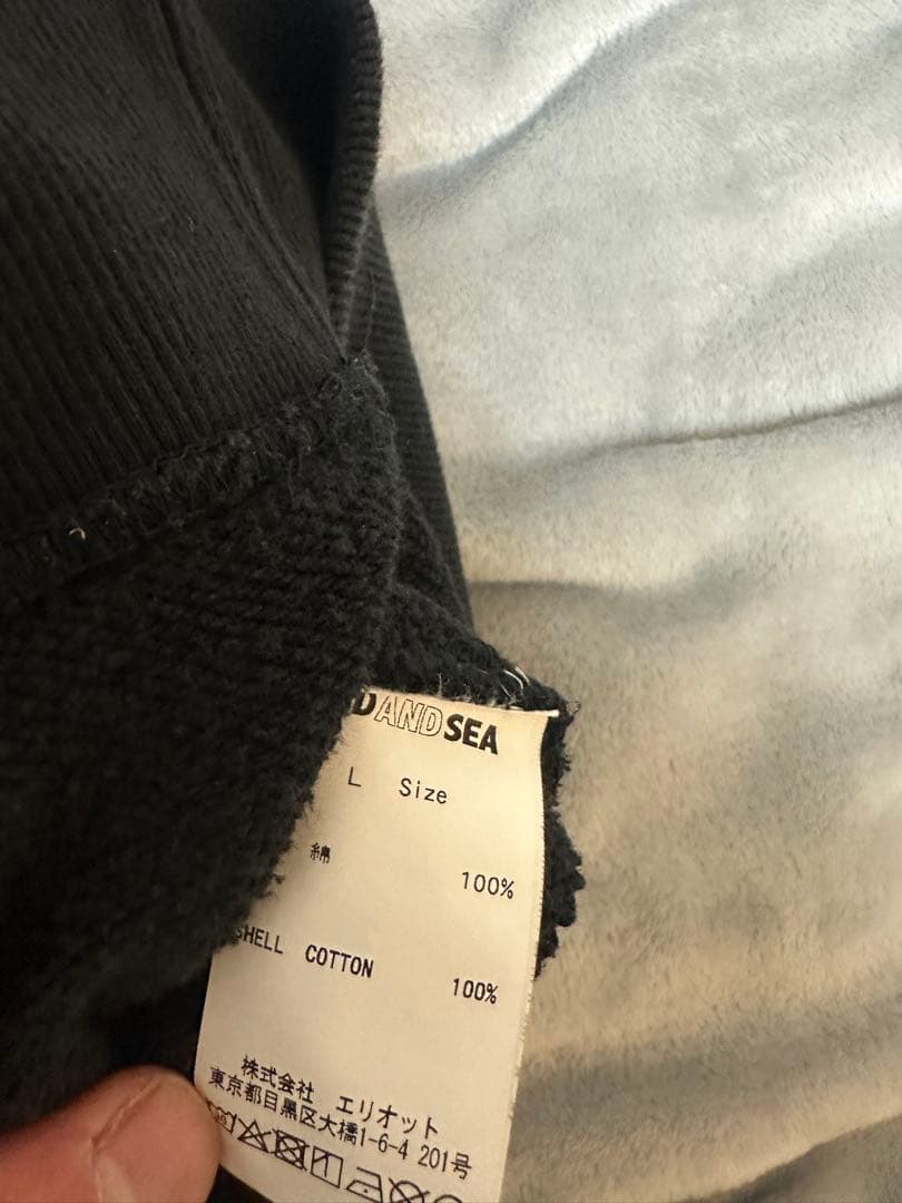 希少Lサイズ WINDANDSEA GODSELECTIONコラボパーカー