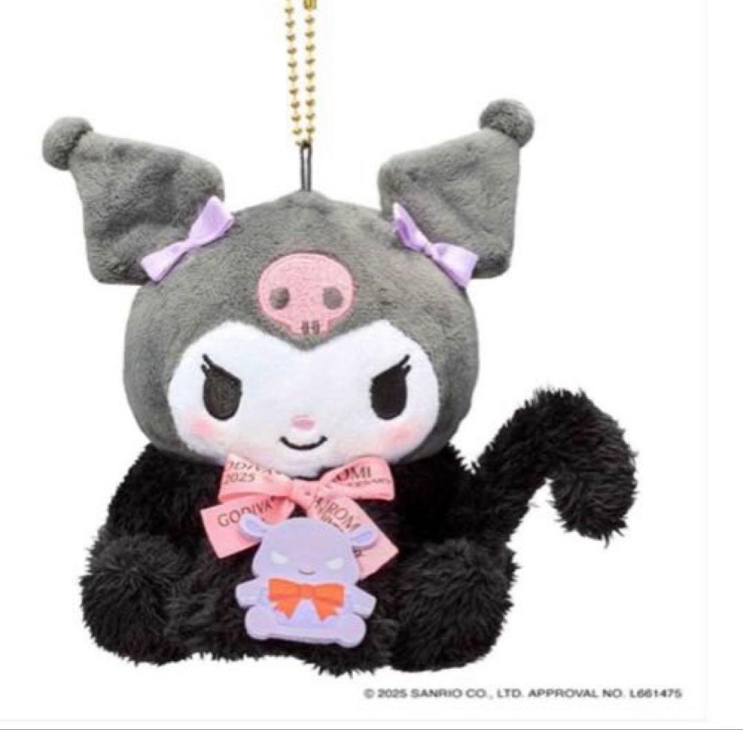 ゴディバ　2025ハロウィン　黒ネコクロミ　マスコット