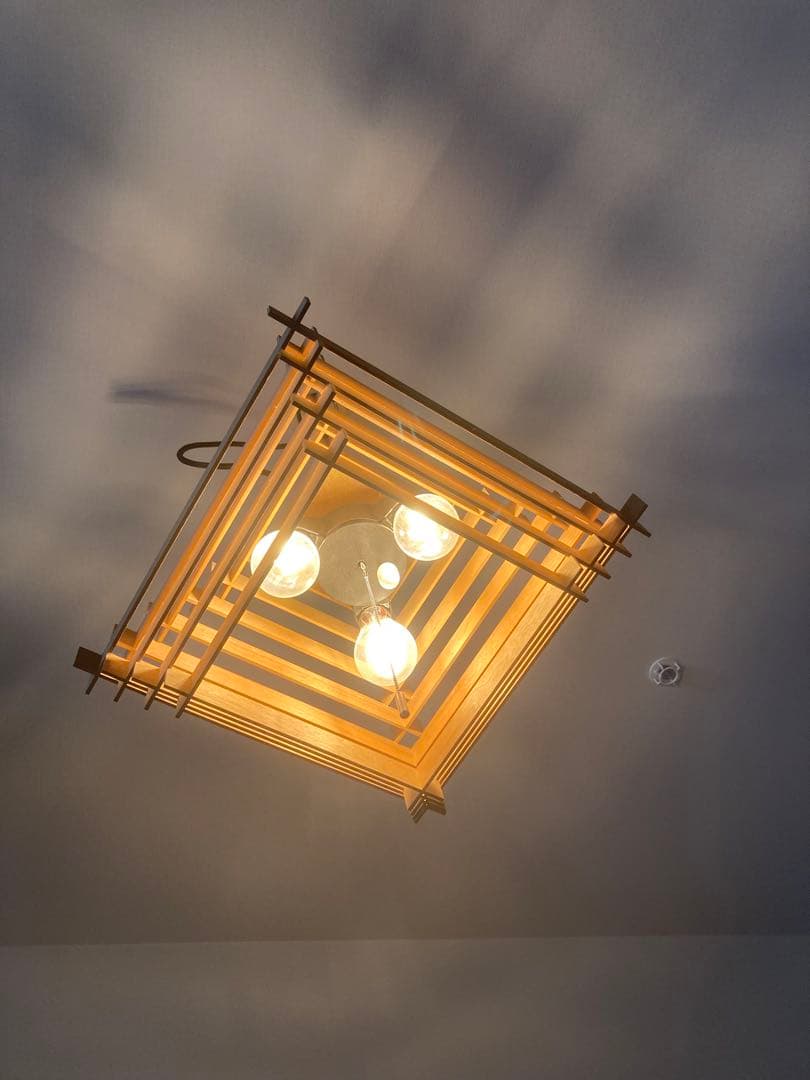 木製　天井照明　匠　木漏れ日