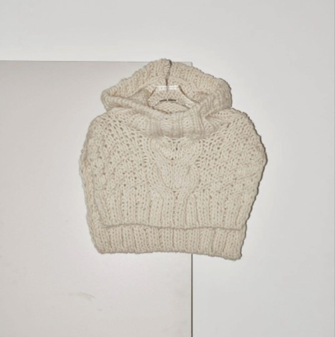 TODAYFUL ハンドニットバラクラバ ニット帽 フード新品　完売