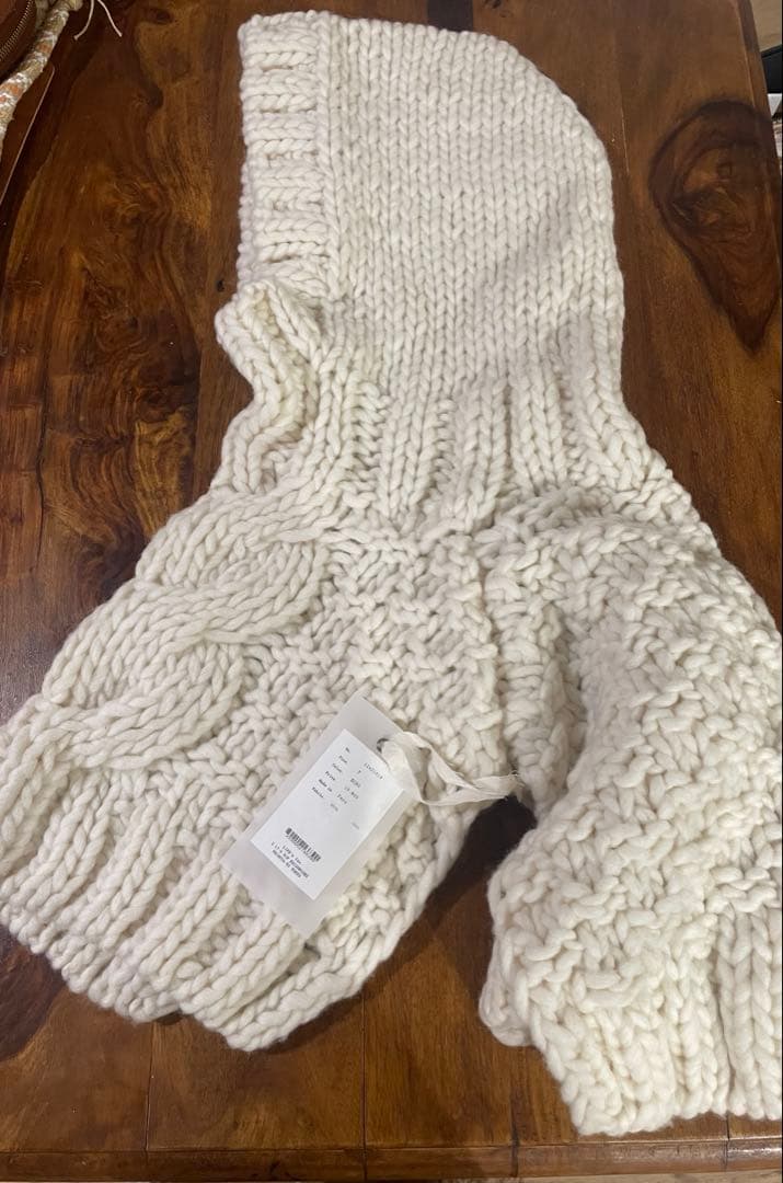 TODAYFUL ハンドニットバラクラバ ニット帽 フード新品　完売