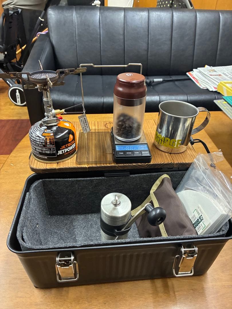 スタンレー　9.4L ランチボックス　天板付き　カスタム　コーヒー　極美品