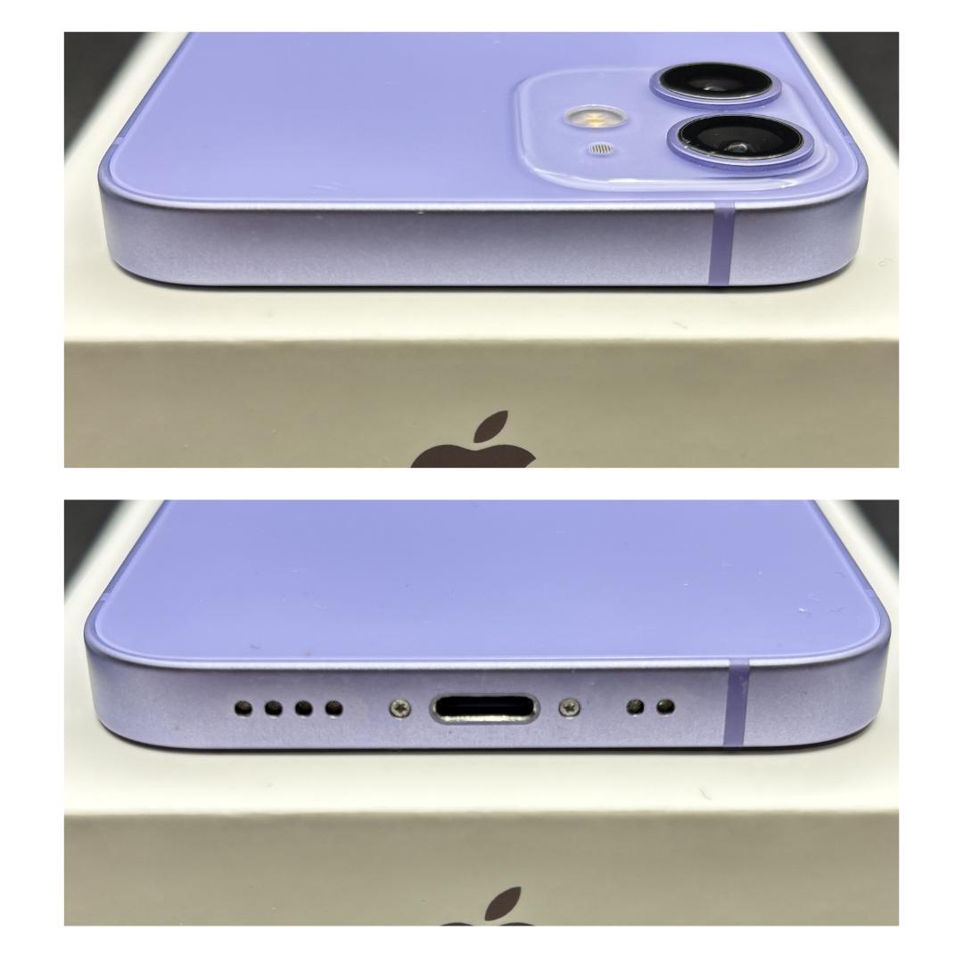 【美品】iPhone 12 mini パープル 128GB SIMフリー