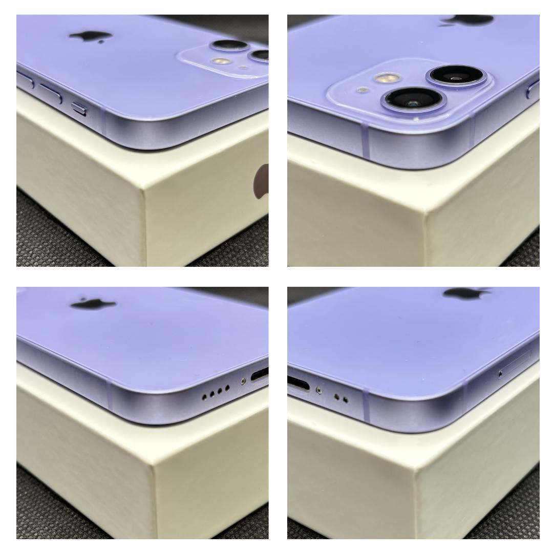 【美品】iPhone 12 mini パープル 128GB SIMフリー