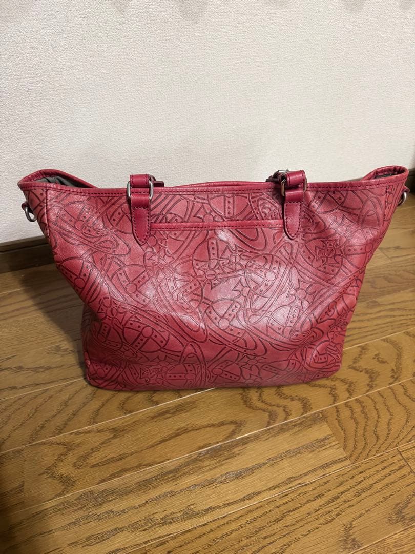 VivienneWestwood オーブ 型押し トートバッグ ヴィンテージ