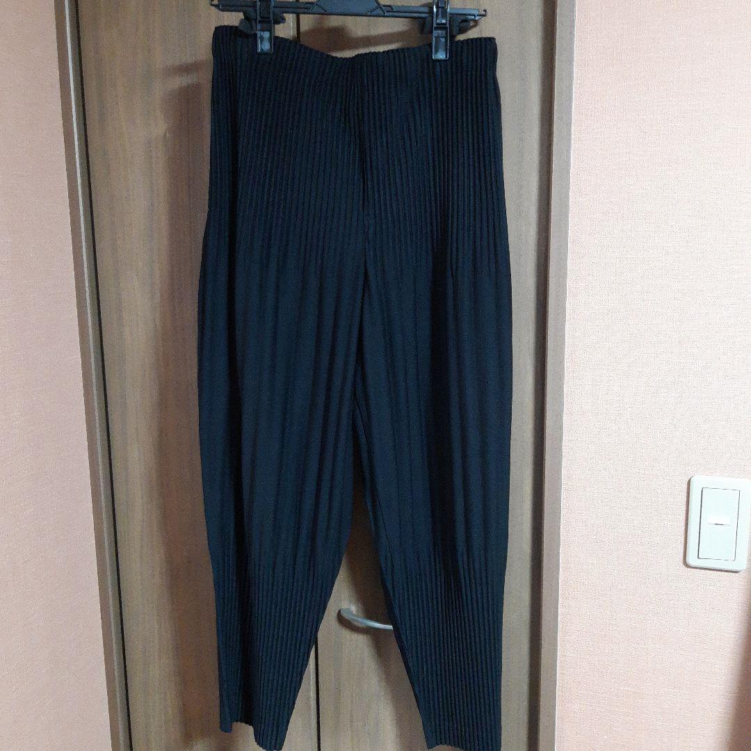 オムプリッセ　イッセイミヤケ　プリーツパンツ