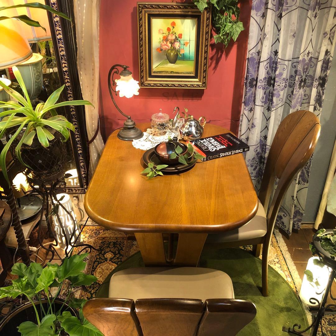 SHIN 　皇室御用達　浜本工芸 コンパクト　ナラ無垢ダイニング　テーブル