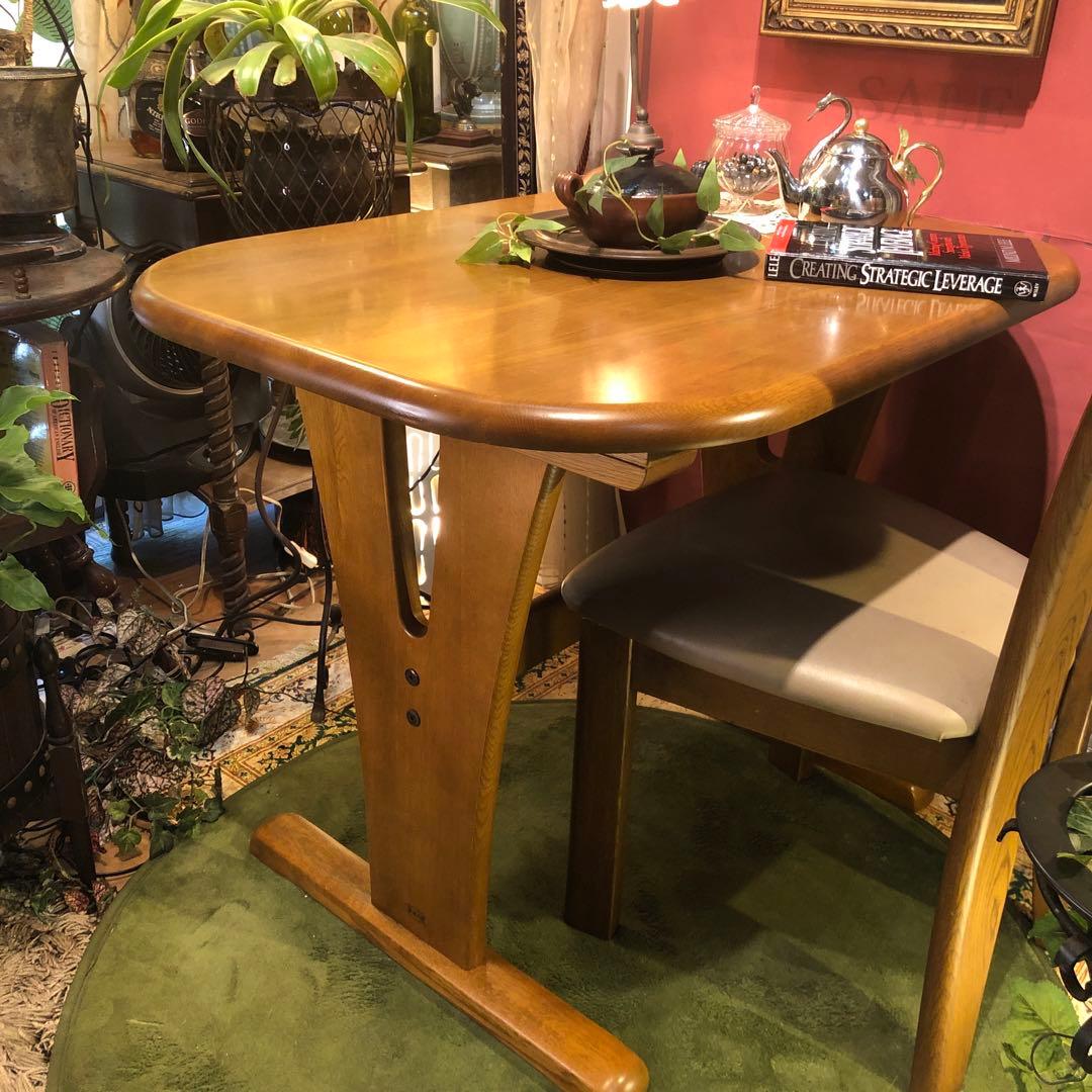 SHIN 　皇室御用達　浜本工芸 コンパクト　ナラ無垢ダイニング　テーブル