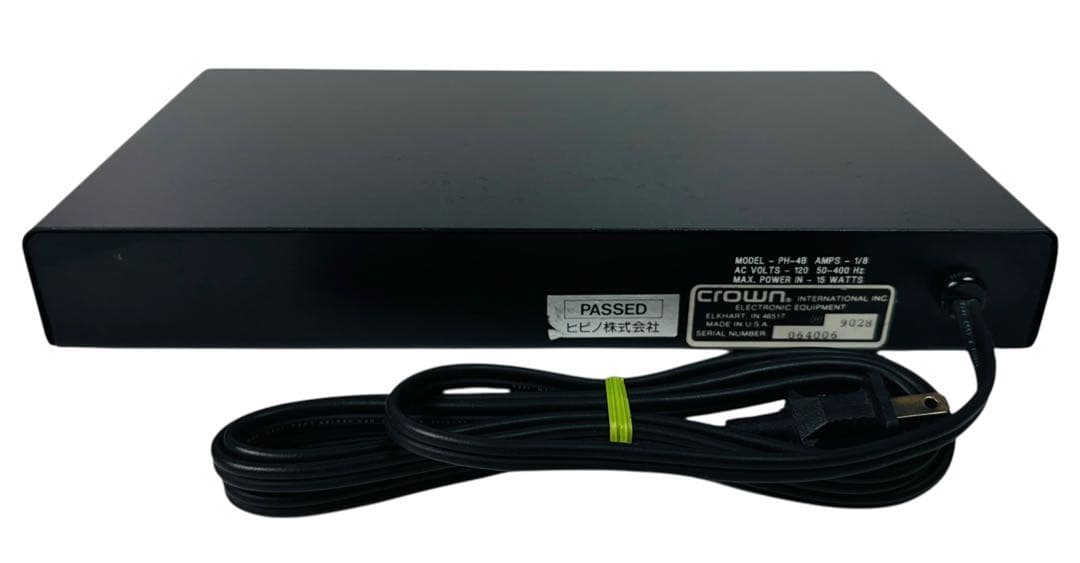 crown 4ch コンデンサーマイク ファンタム電源 PH-4B