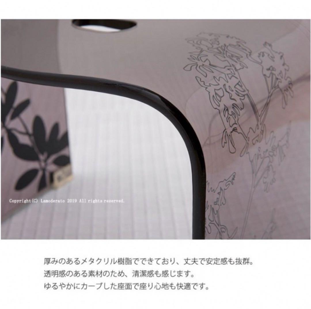 お得◎新品未使用　アクリル　バスチェア　センコー　サリナ　Lサイズ　お風呂椅子