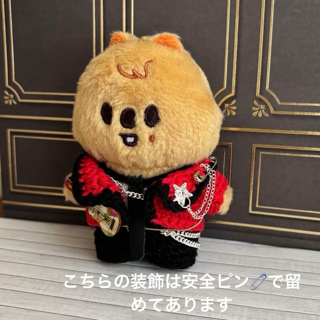 ゆうち様⓵⓶skzoo10cmぬいぐるみ用　衣装　4点