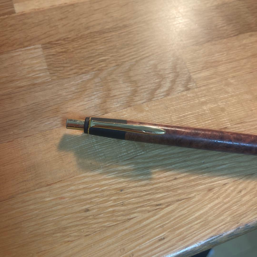 花梨 瘤　シャーペン 0.5 真鍮 木製 ボナンペン