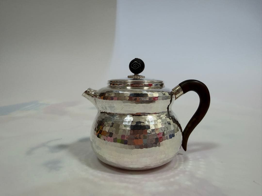 純銀製 ひょうたん 急須 銀瓶 煎茶道具