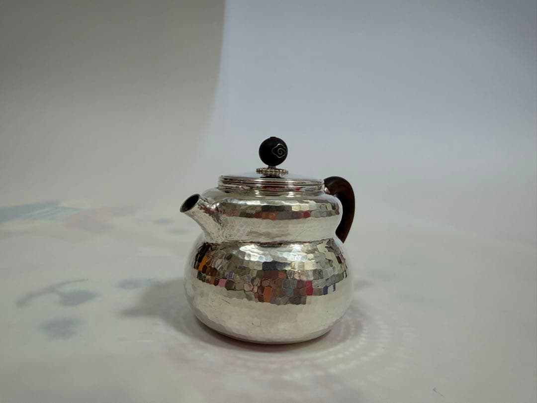 純銀製 ひょうたん 急須 銀瓶 煎茶道具