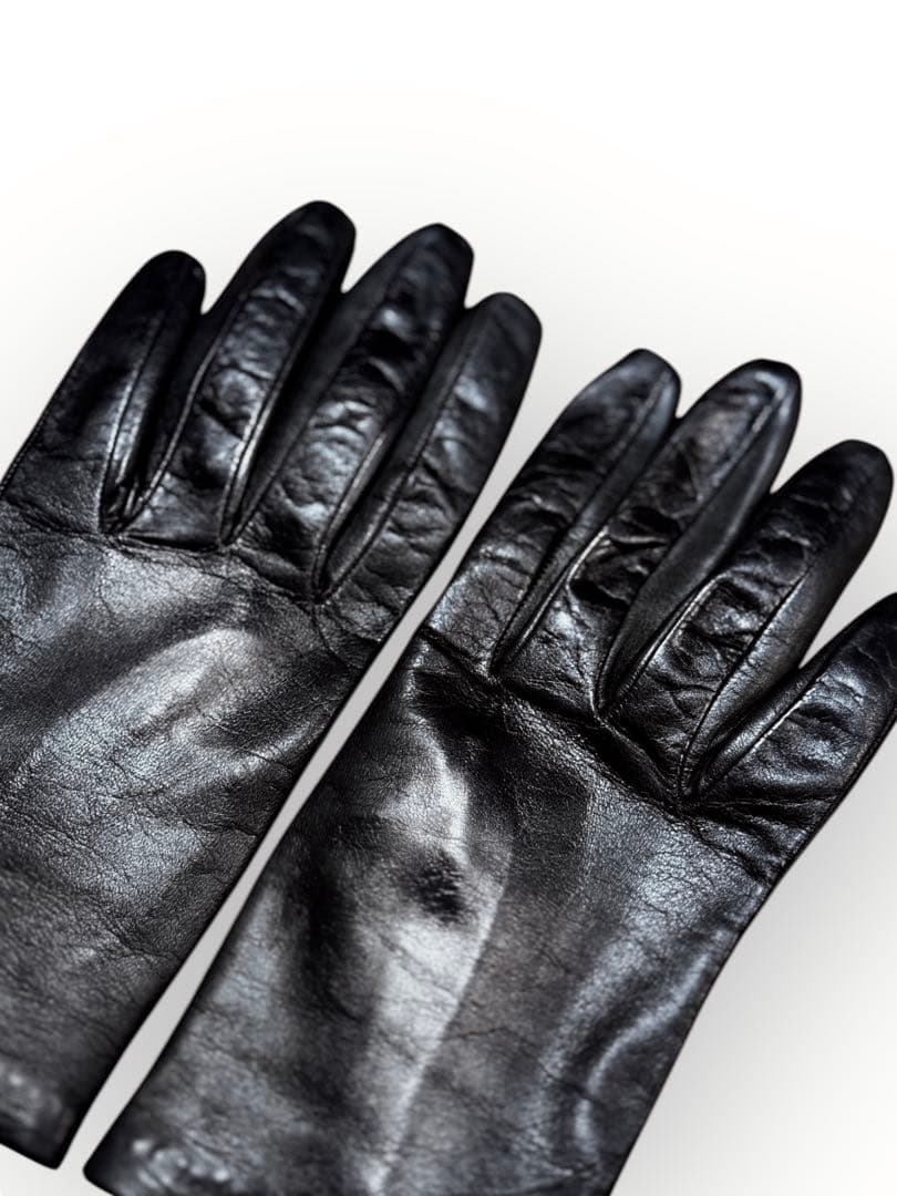 上質ラムレザー タイト 革手袋 レザーグローブ バイク