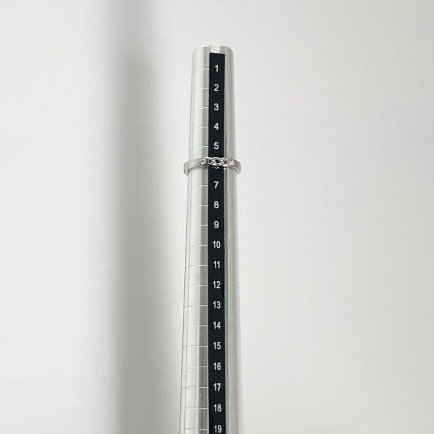 エルメス Pt950 エヴァー シェーヌダンクル リング 6号 リング