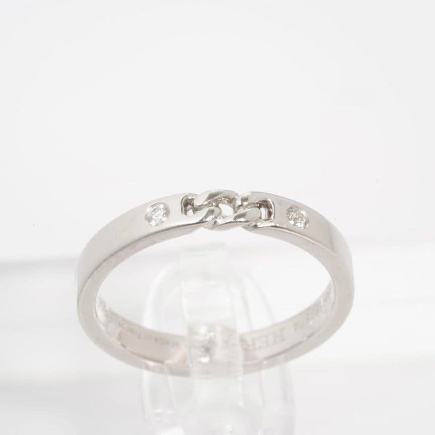 エルメス Pt950 エヴァー シェーヌダンクル リング 6号 リング