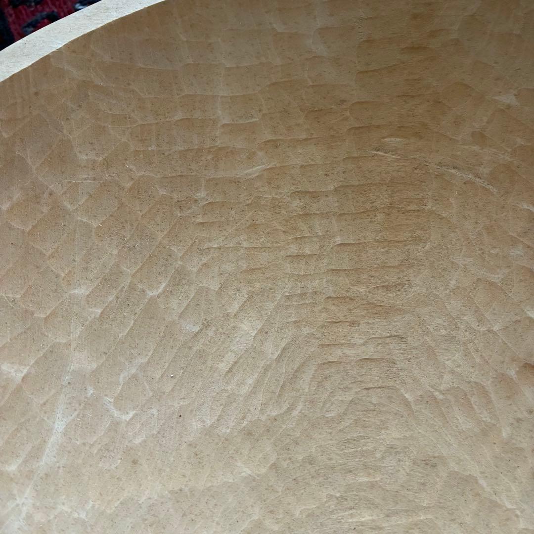 東北　こね鉢　木鉢　蕎麦　うどん　栃の木　手彫り　くり抜き　10寸　十寸