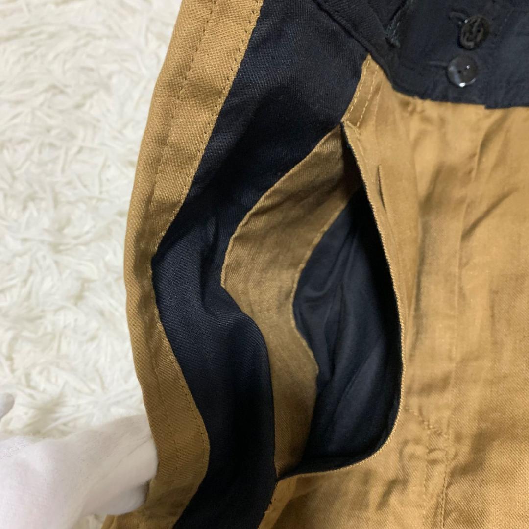 美品✨ドリスヴァンノッテン コットン リネン スカート サイドライン 34