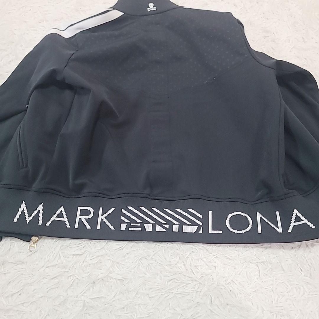 マーク&ロナ ジャージ上 デカロゴ ダブルジップ 美品 黒 38.