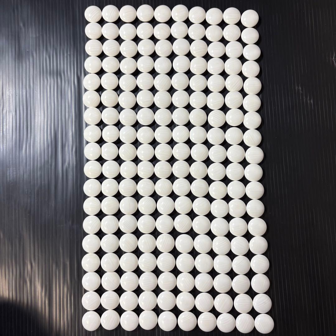 日向特製蛤碁石 雪印 34号 碁盤 碁石 蛤碁石 日向 那智黒石